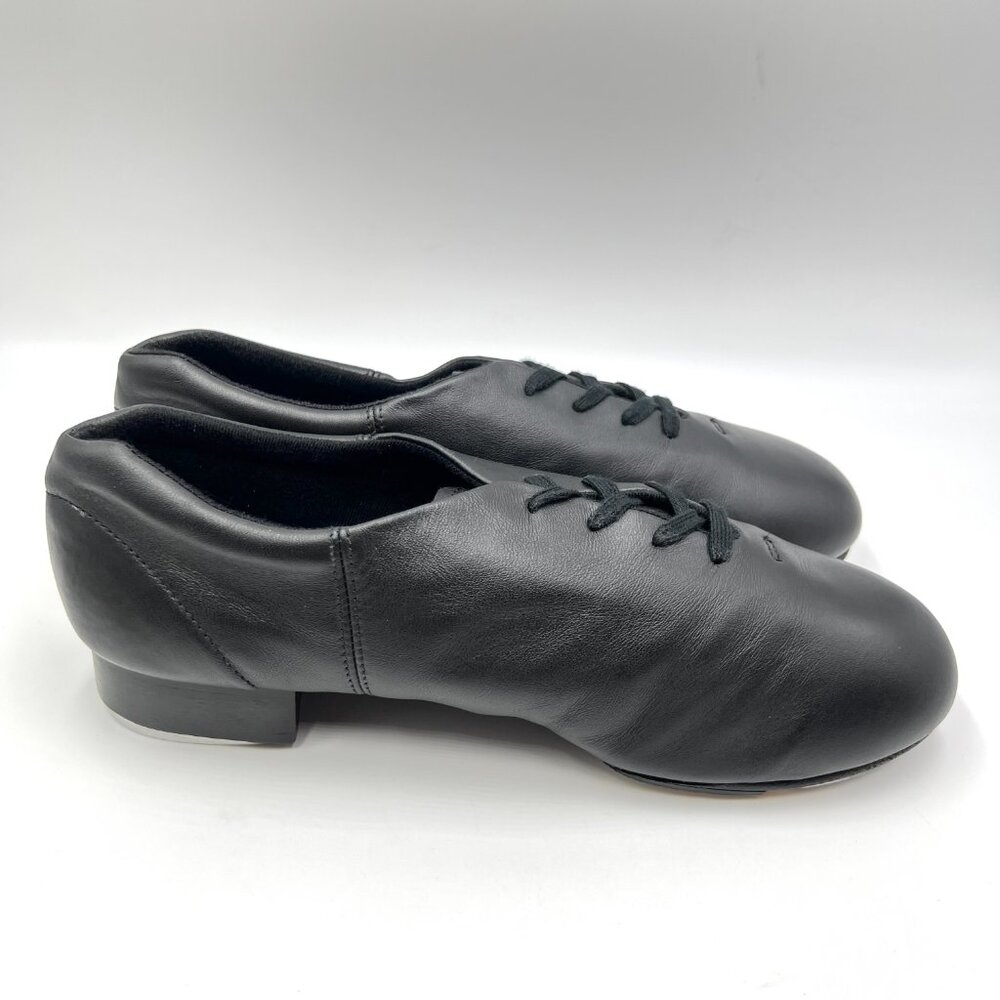 11.5W 11.5 Wide Capezio Flex Master Mastr CG16 Black Leather‎ Tap Dance Shoes